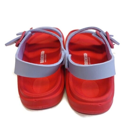 Birkenstock Womens Size 3 EU 34 Mogami Adjustable Sandals Purple Pink NARROW Fit - Picture 7 of 9